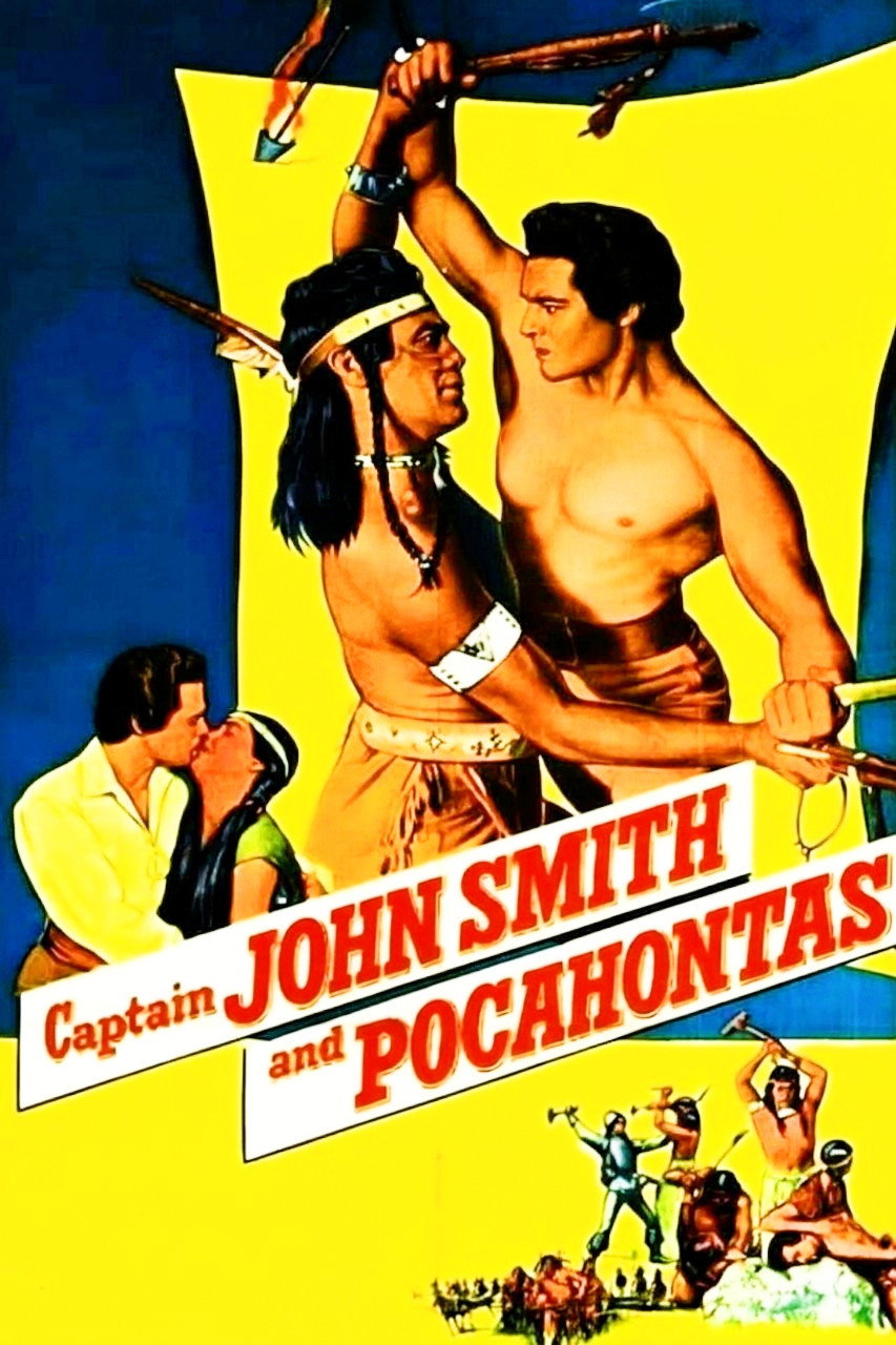 Captain John Smith and Pocahontas movie poster print