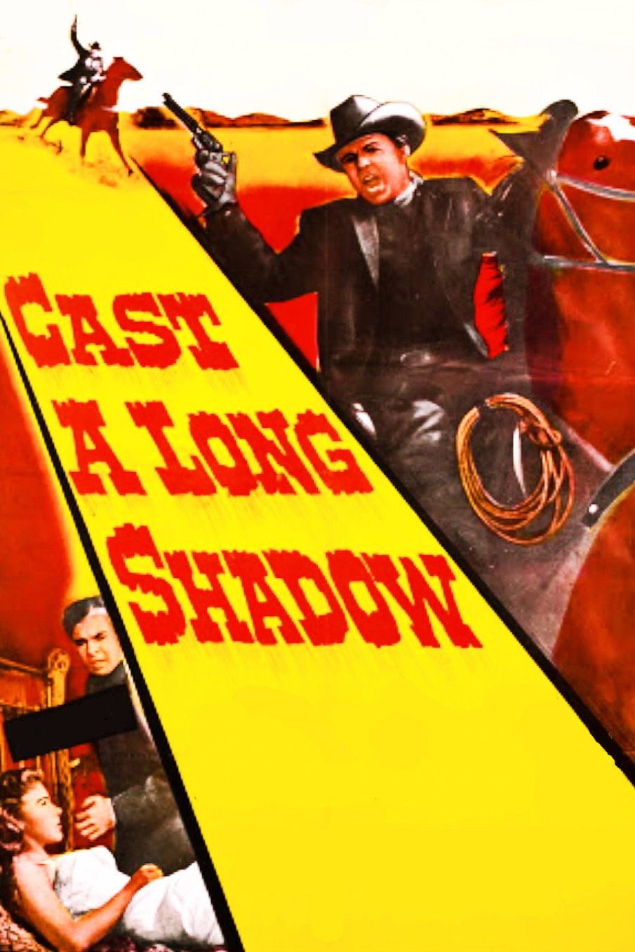Cast a Long Shadow movie poster print