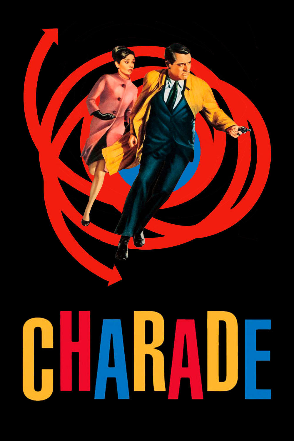 Charade movie poster print