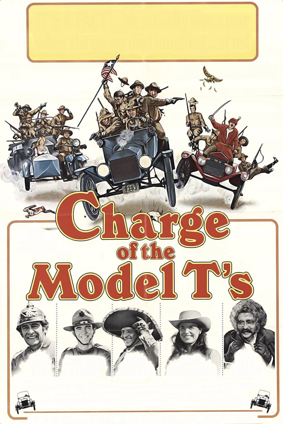 Charge of the Model T's movie poster print