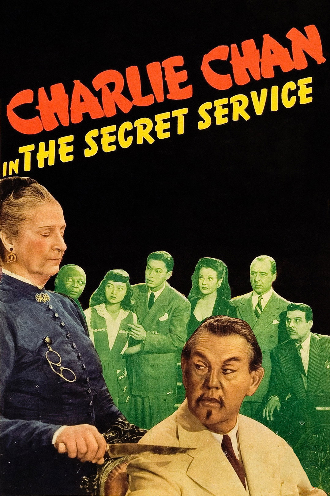 Charlie Chan in the Secret Service movie poster print