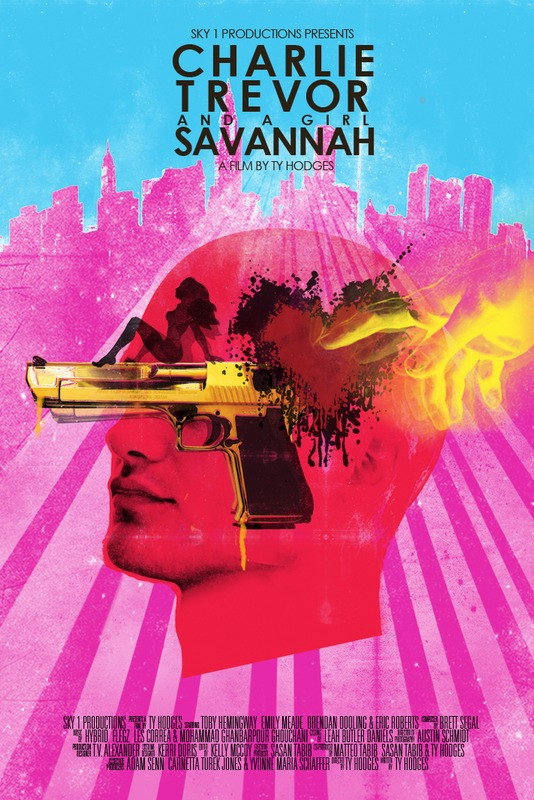 Charlie, Trevor and a Girl Savannah movie poster print