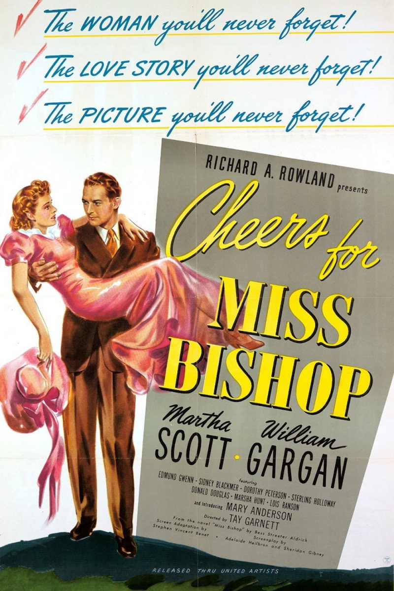 Cheers for Miss Bishop movie poster print