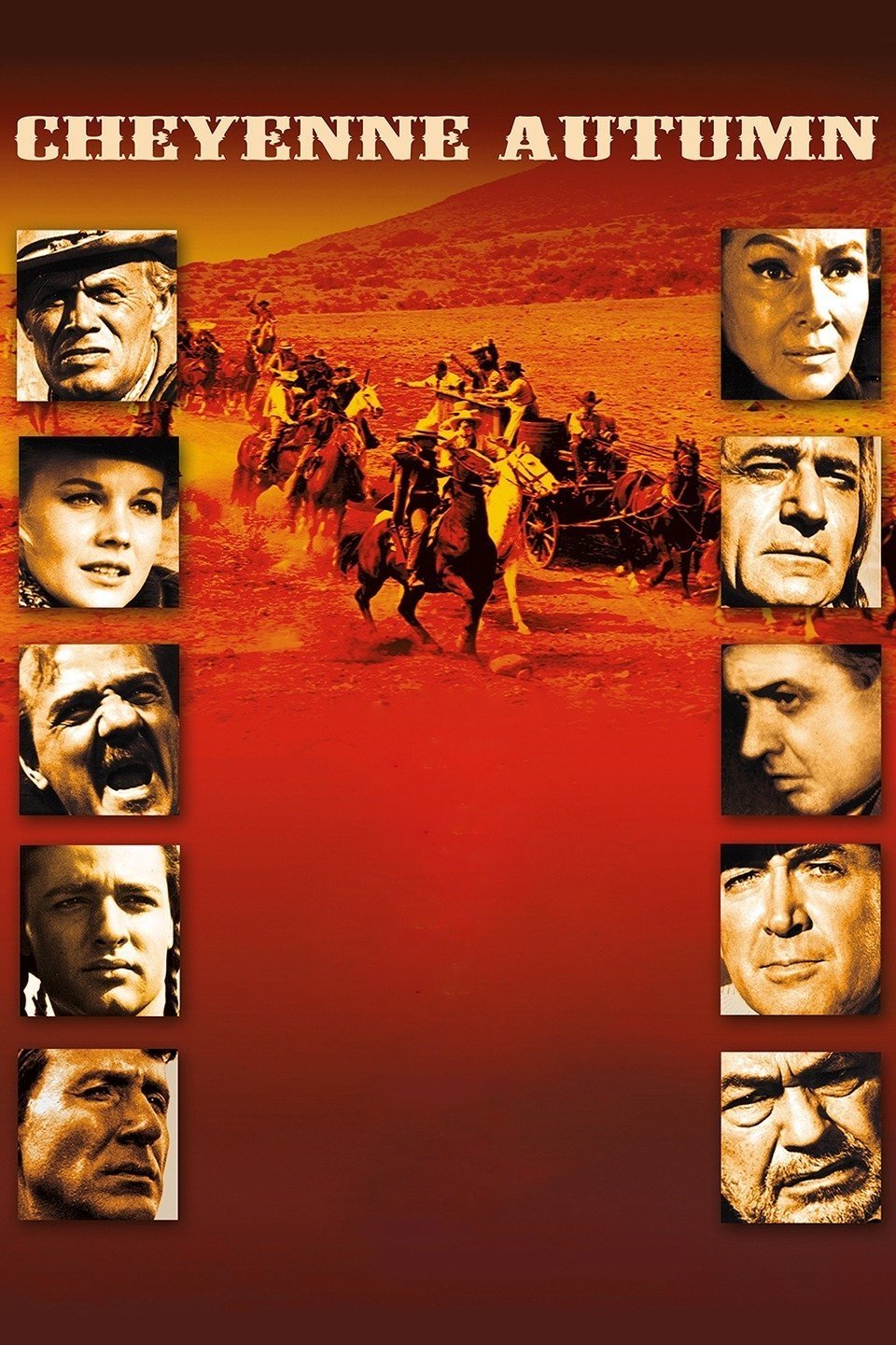 Cheyenne Autumn movie poster print