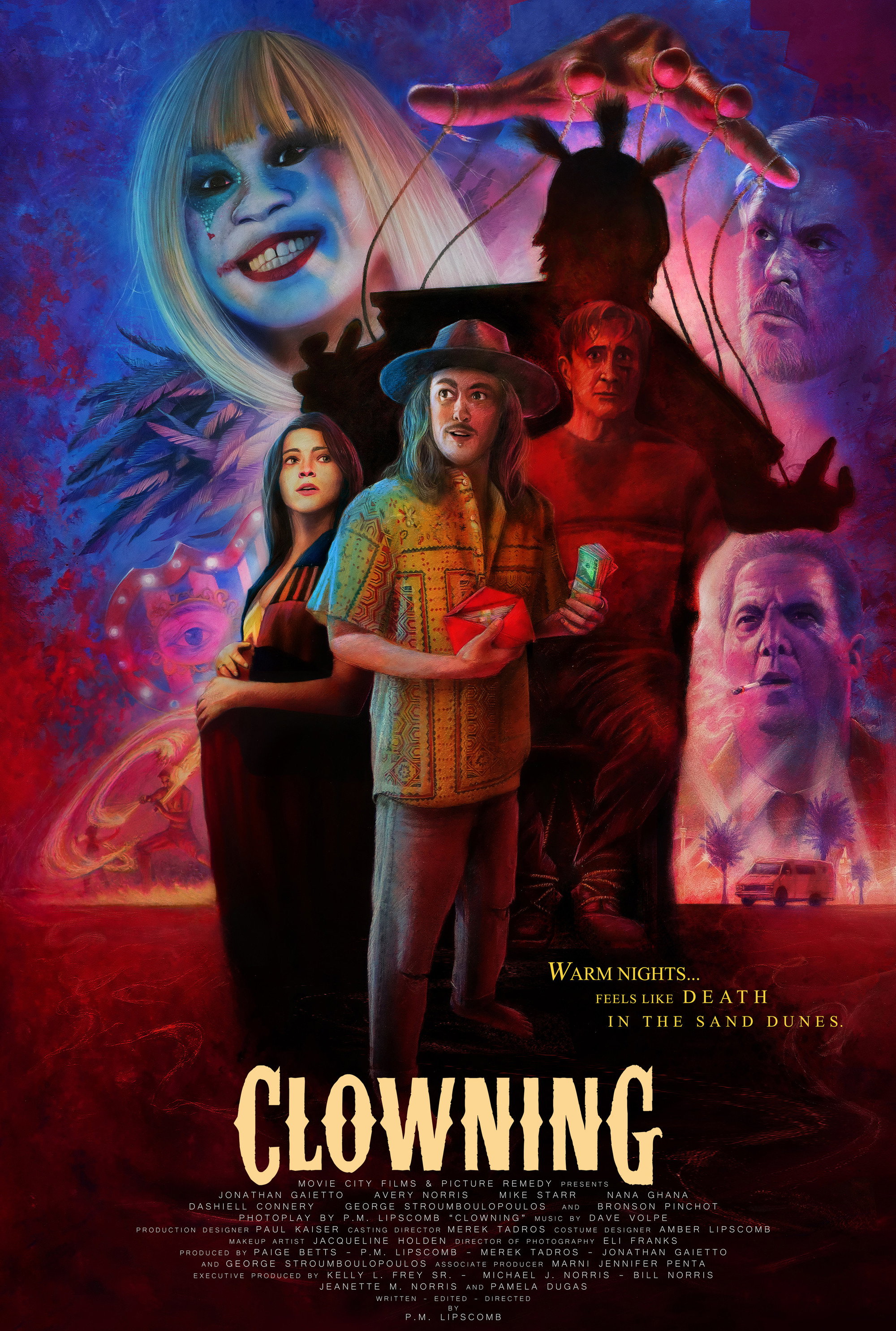 Clowning movie poster print