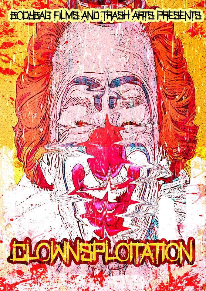 Clownsploitation movie poster print