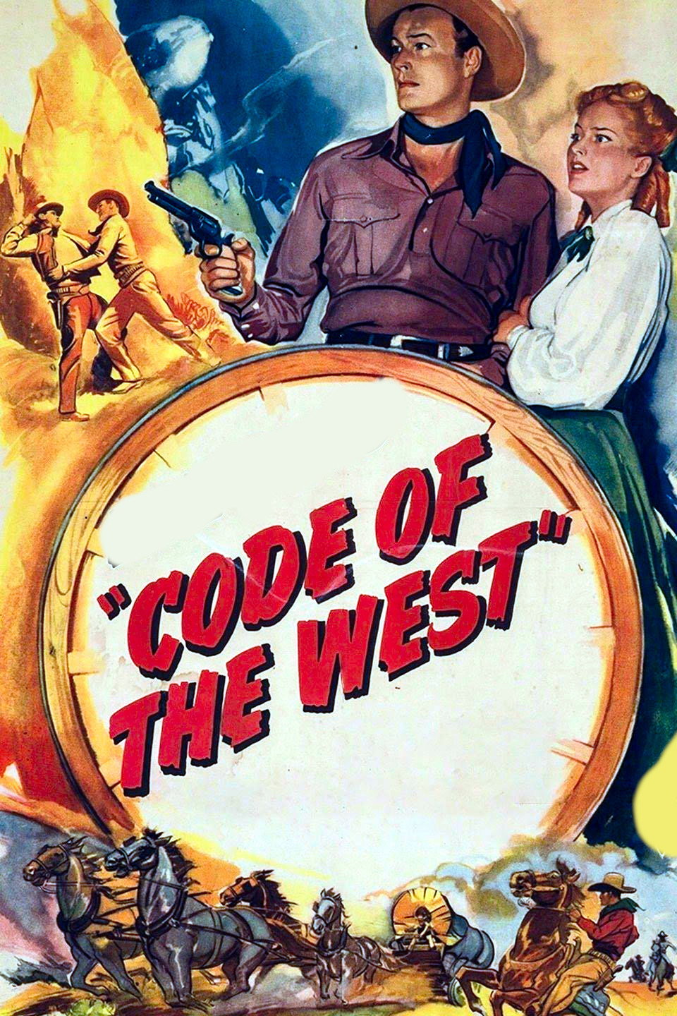 Code of the West movie poster print