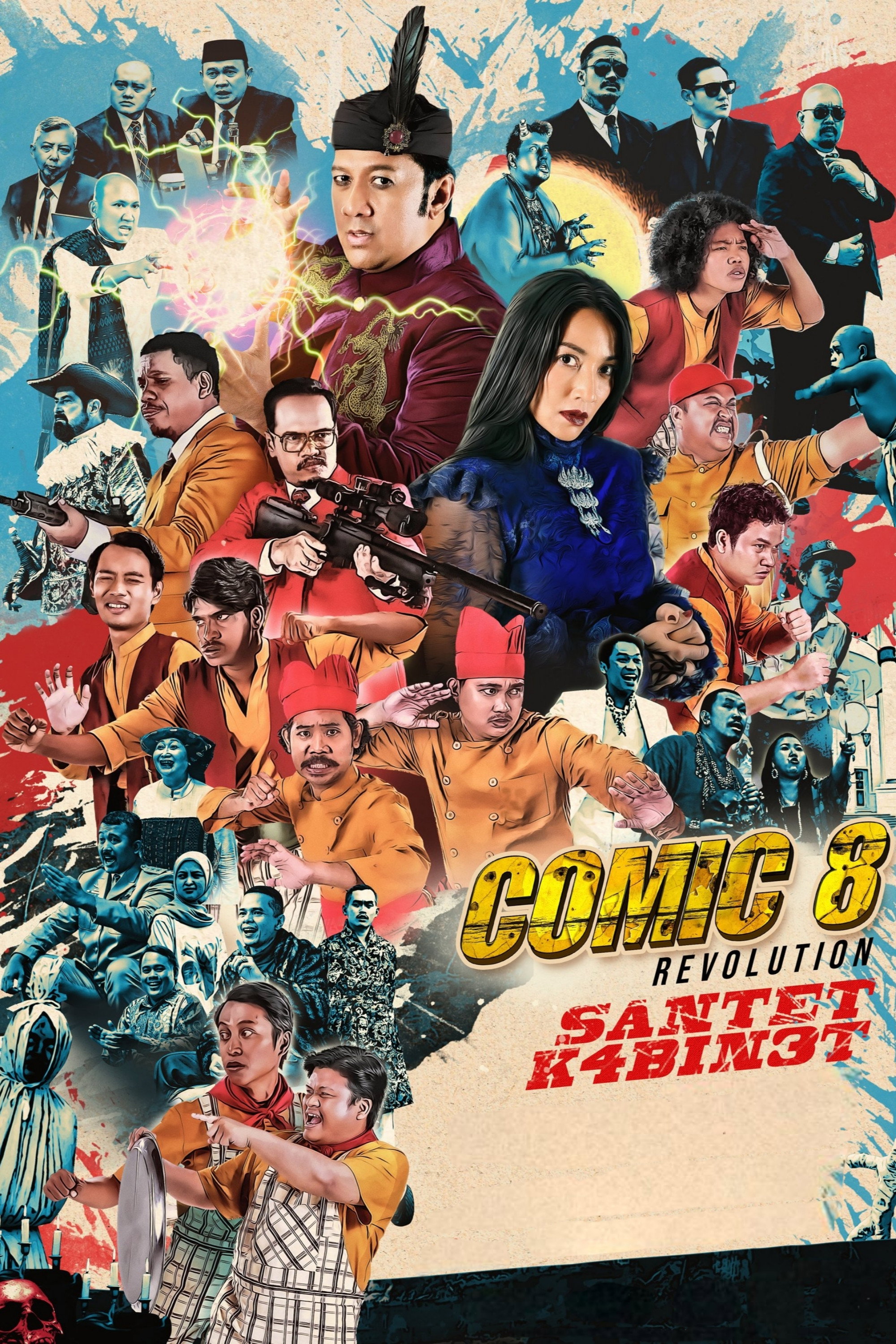 Comic 8 Revolution: Santet K4bin3t movie poster print