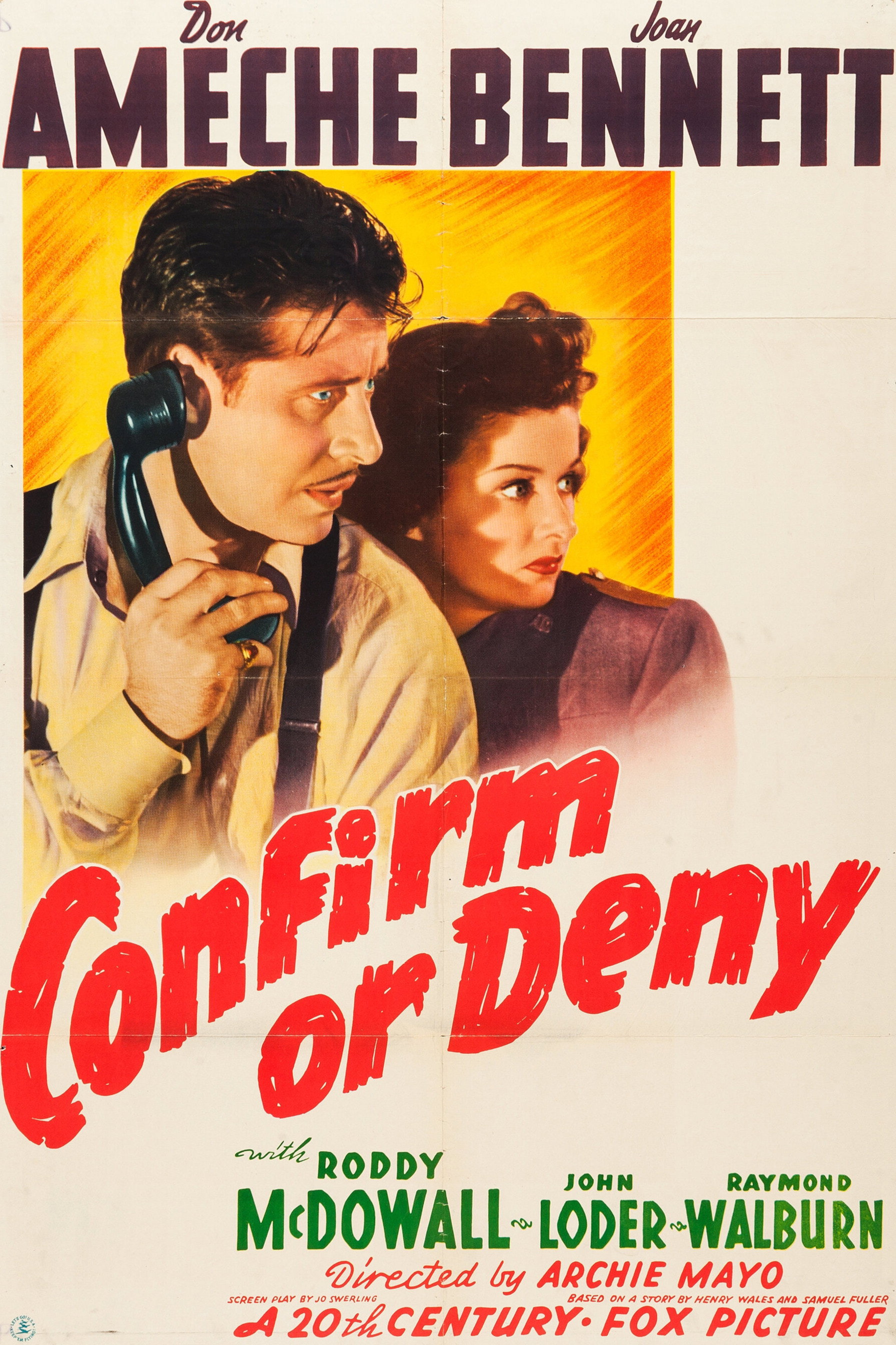 Confirm or Deny movie poster print