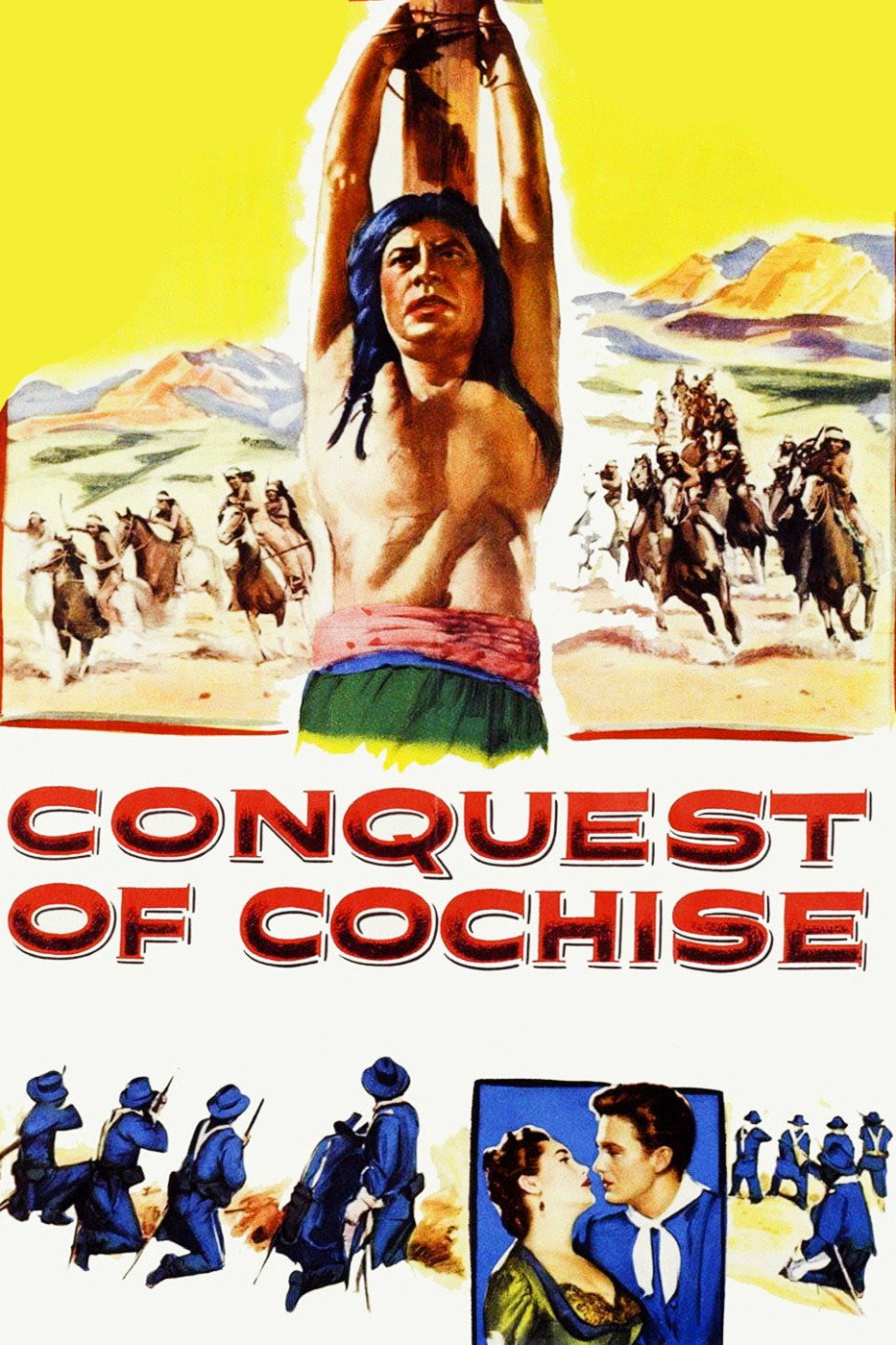 Conquest of Cochise movie poster print