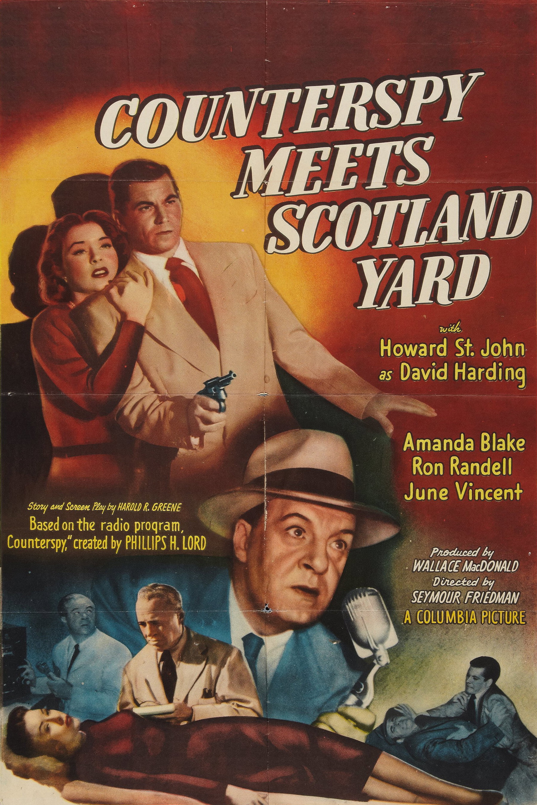 Counterspy Meets Scotland Yard movie poster print