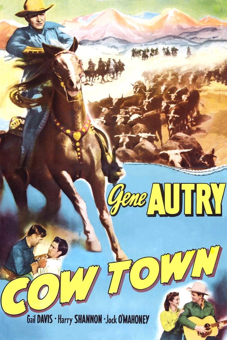 Cow Town movie poster print