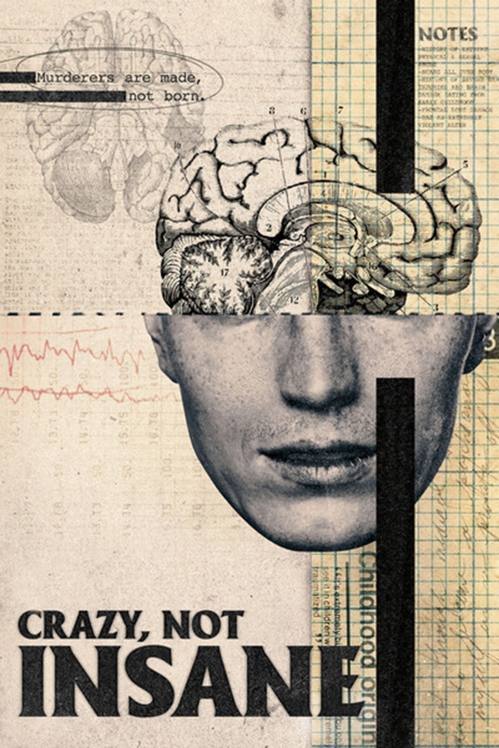 Crazy, Not Insane movie poster print