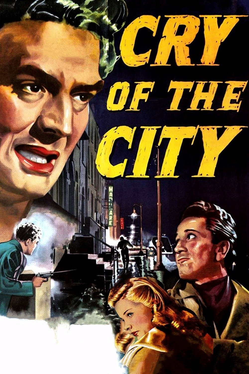 Cry of the City movie poster print