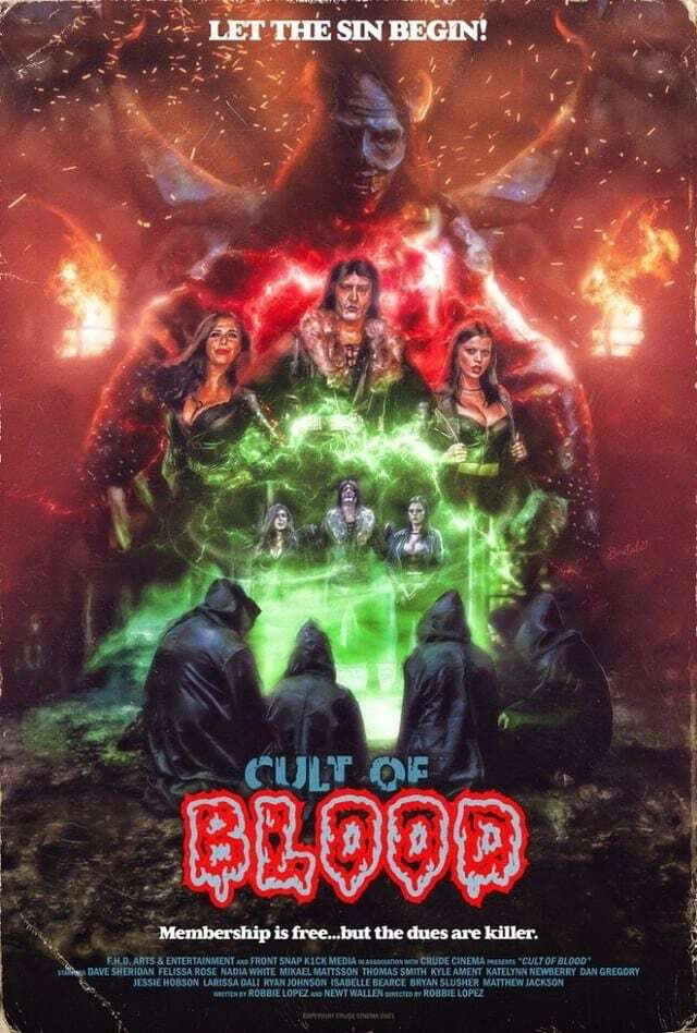 Cult of Blood movie poster print