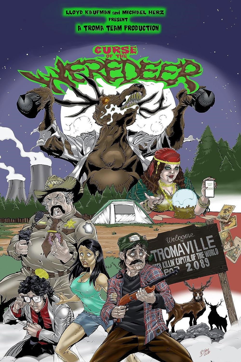 Curse of the Weredeer movie poster print