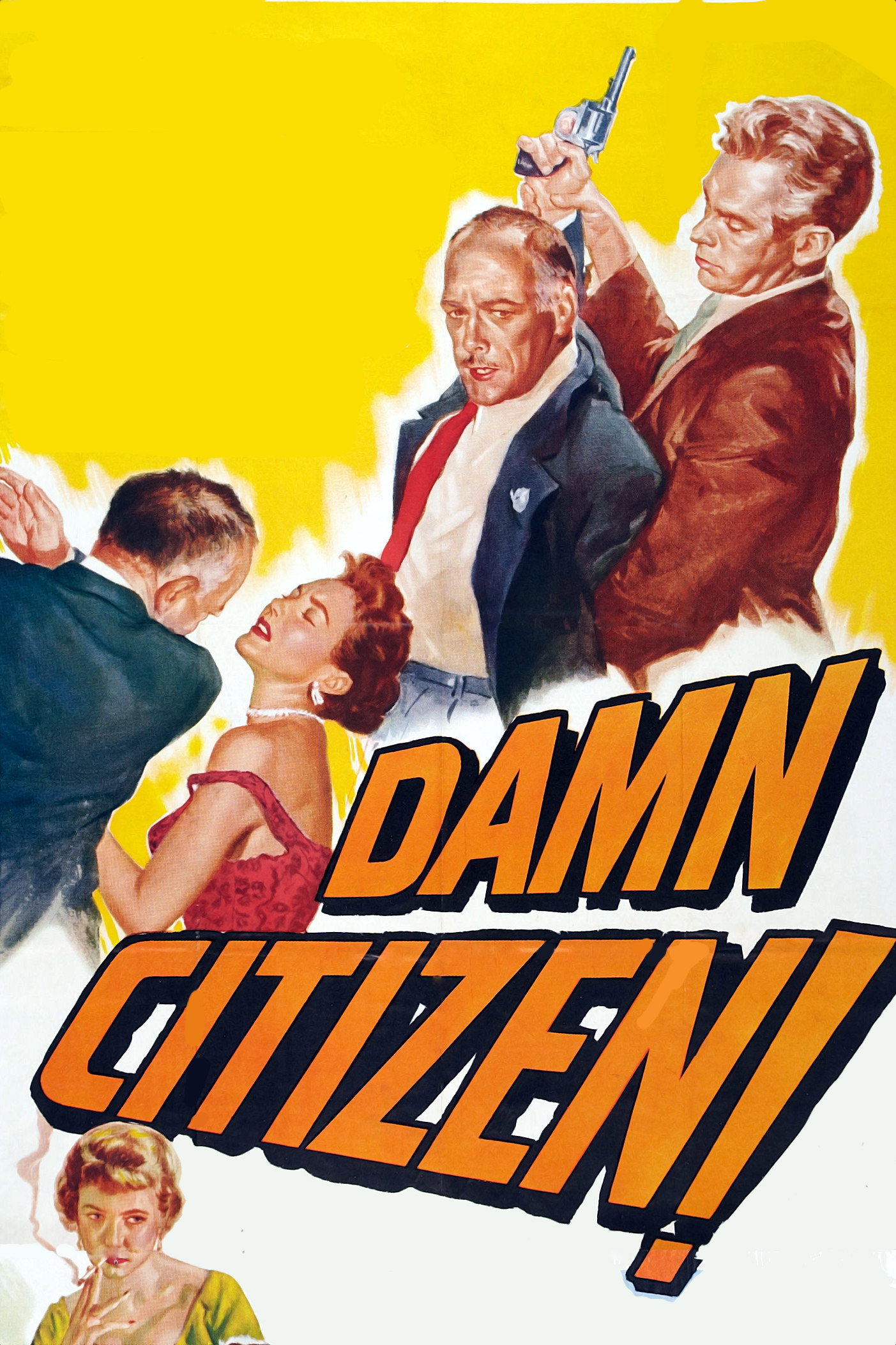 Damn Citizen movie poster print