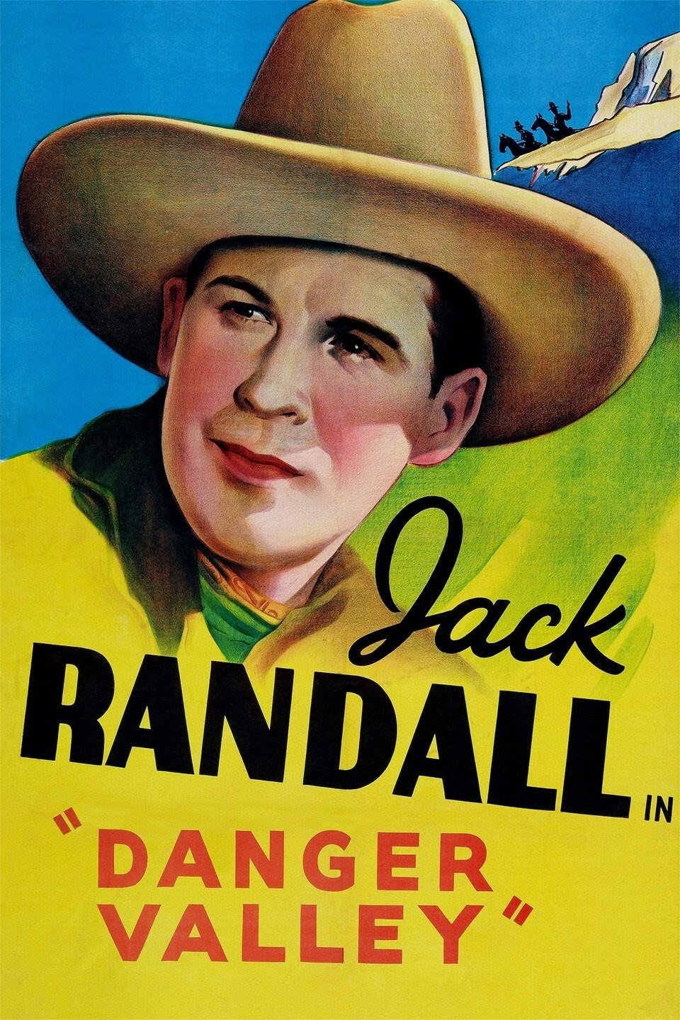 Danger Valley movie poster print
