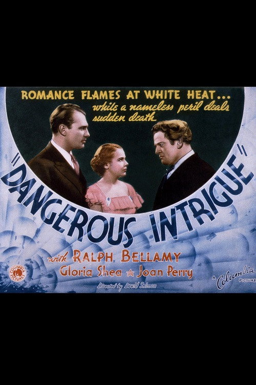 Dangerous Intrigue movie poster print