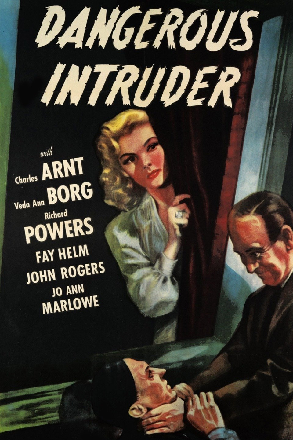 Dangerous Intruder movie poster print