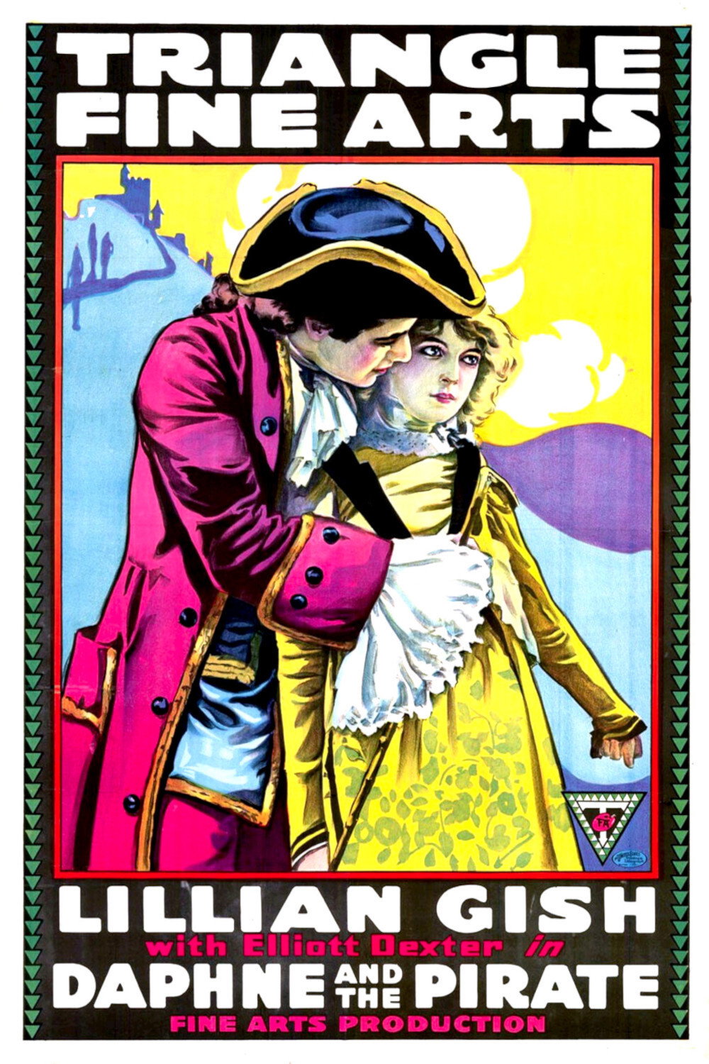Daphne and the Pirate movie poster print