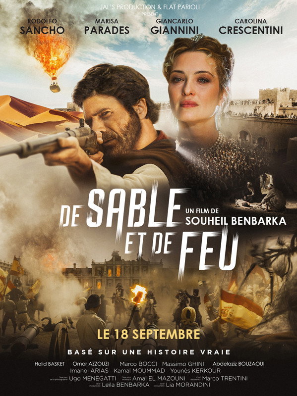 De sable et de feu movie poster print