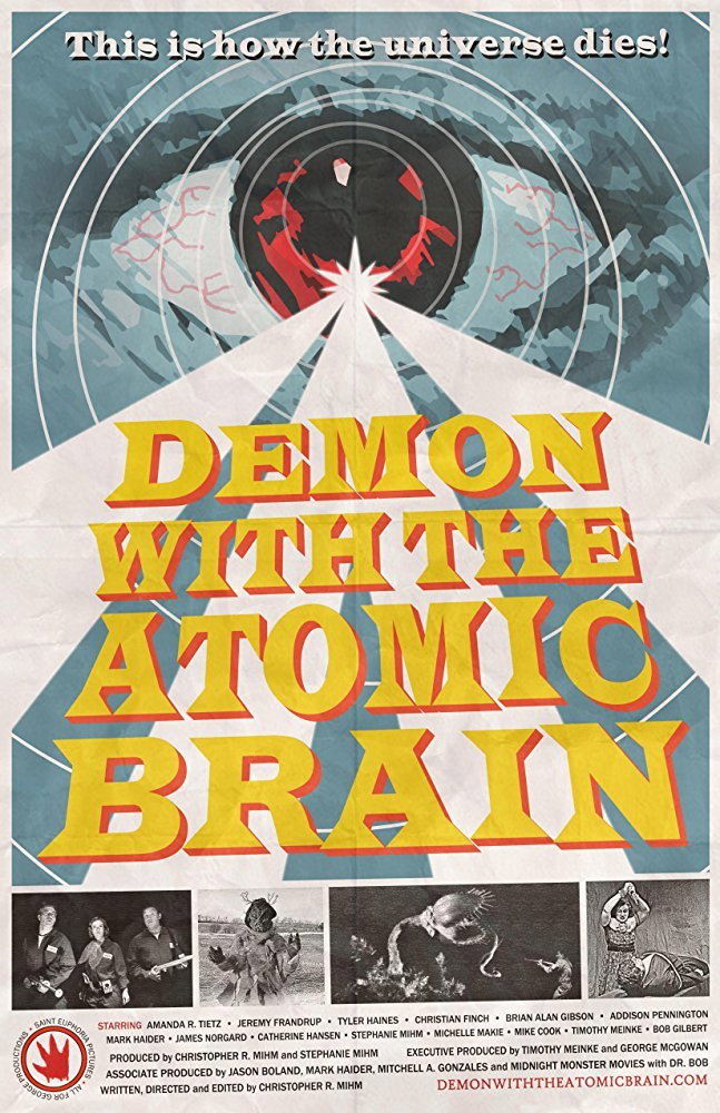 Demon with the Atomic Brain movie poster print