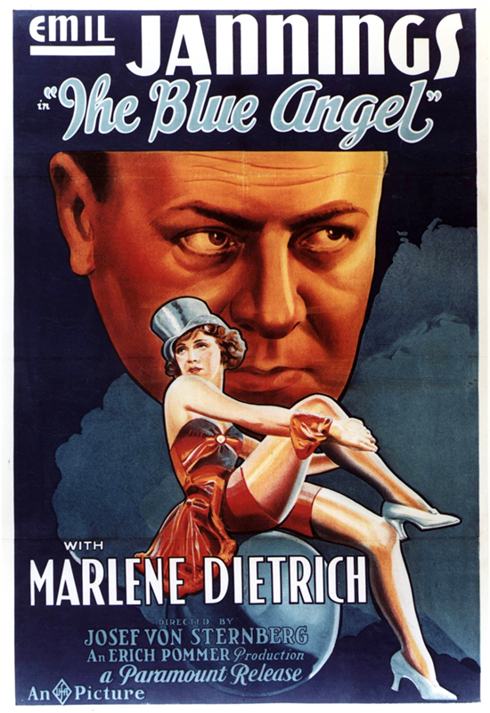 Der blaue Engel movie poster print