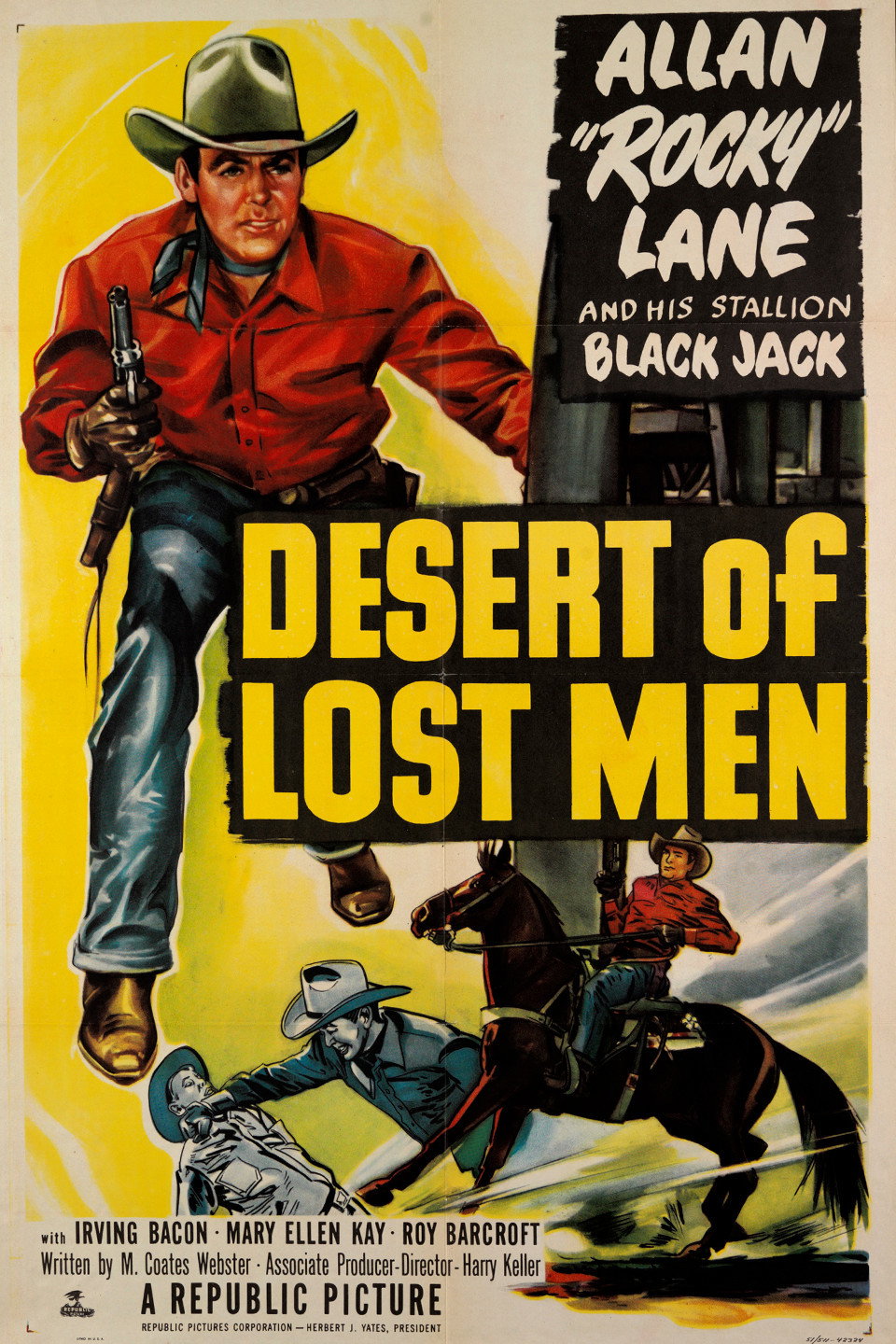 Desert of Lost Men movie poster print