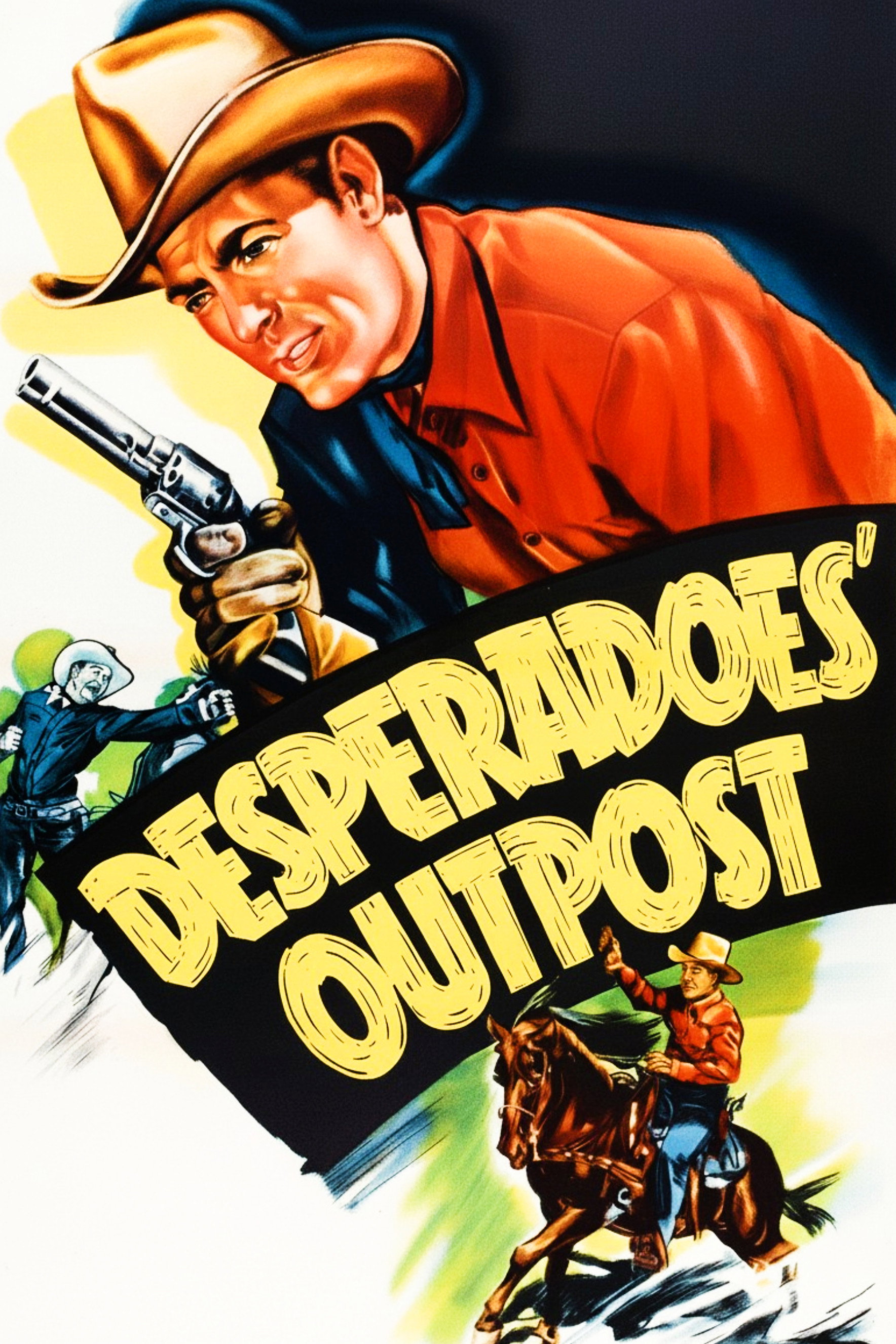 Desperadoes' Outpost movie poster print