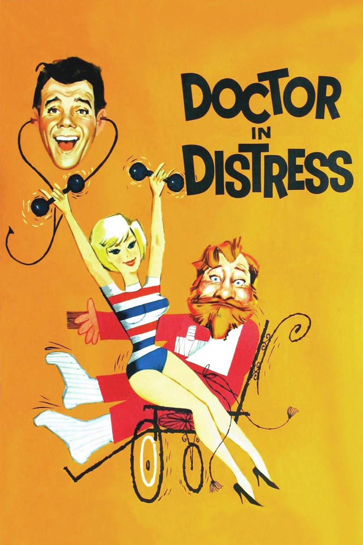 Doctor in Distress movie poster print