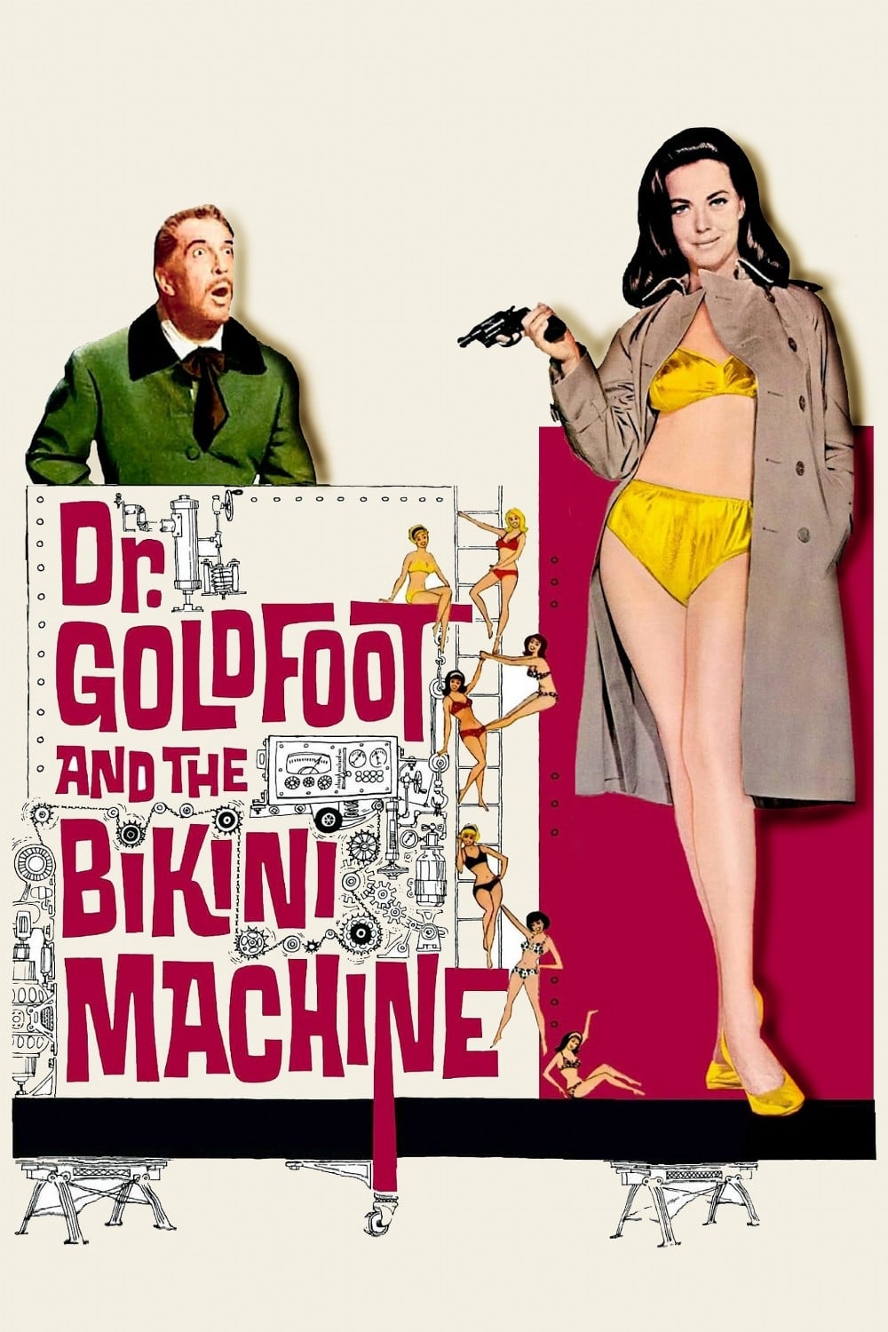 Dr. Goldfoot and the Bikini Machine movie poster print