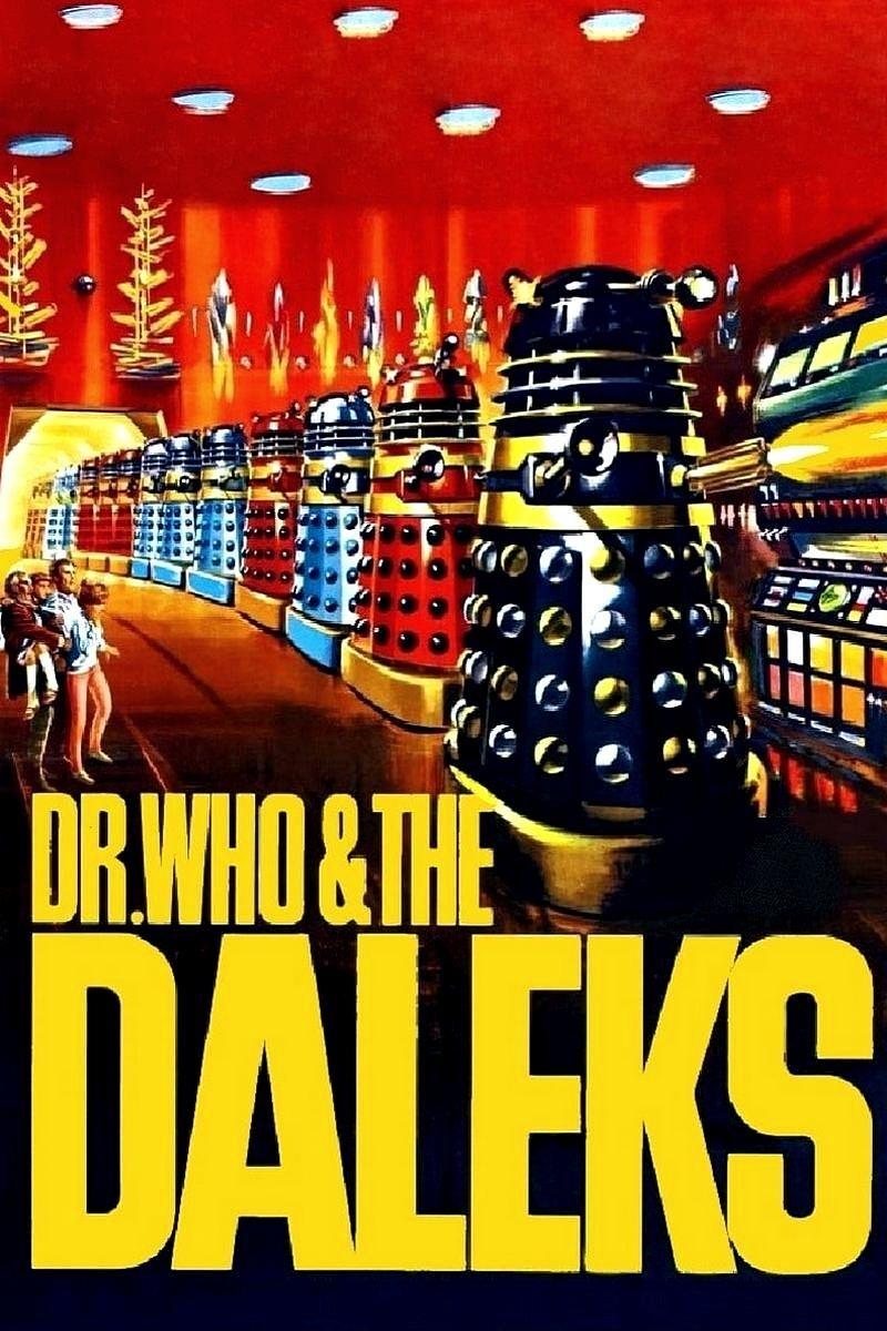 Dr. Who and the Daleks movie poster print