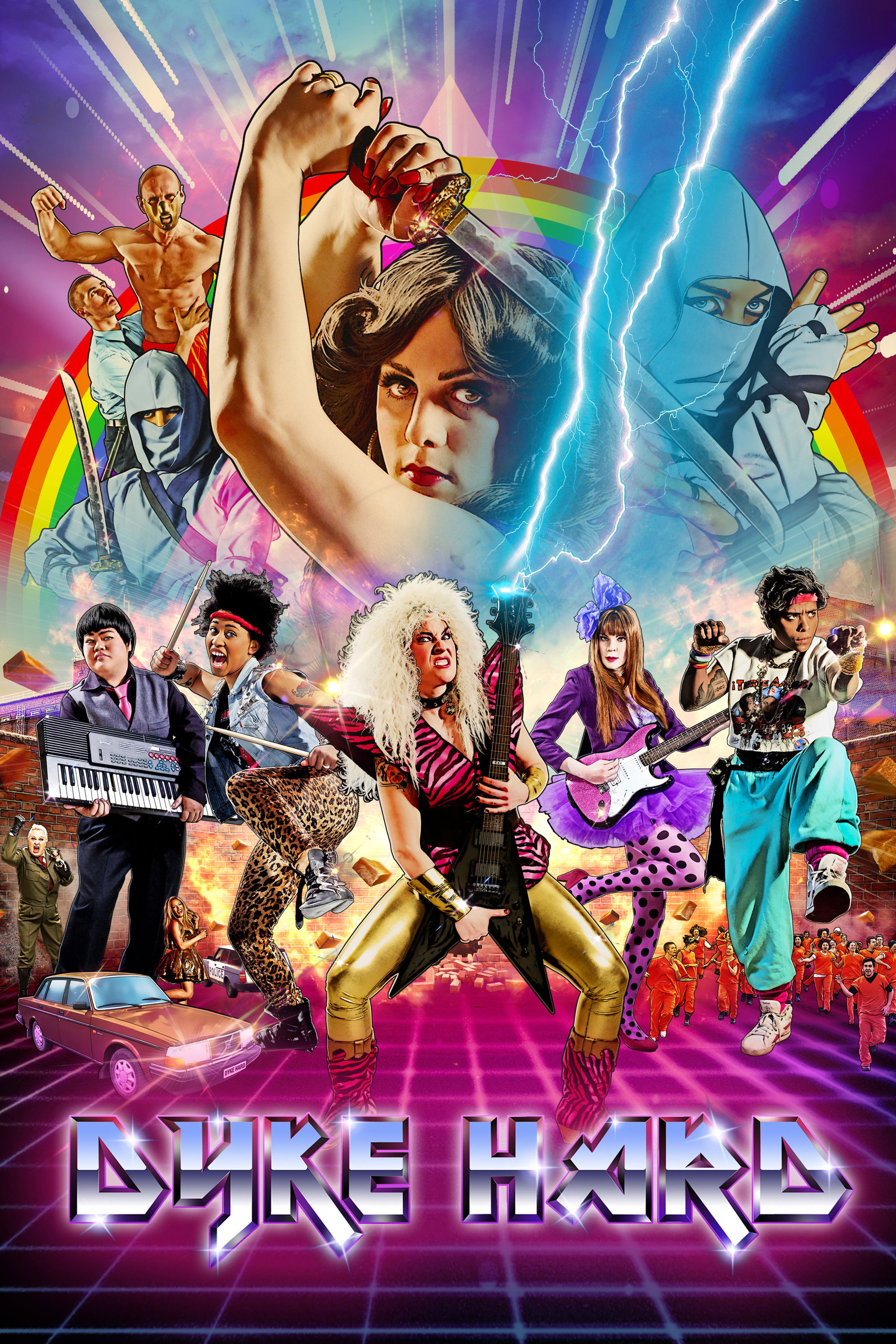 Dyke Hard movie poster print