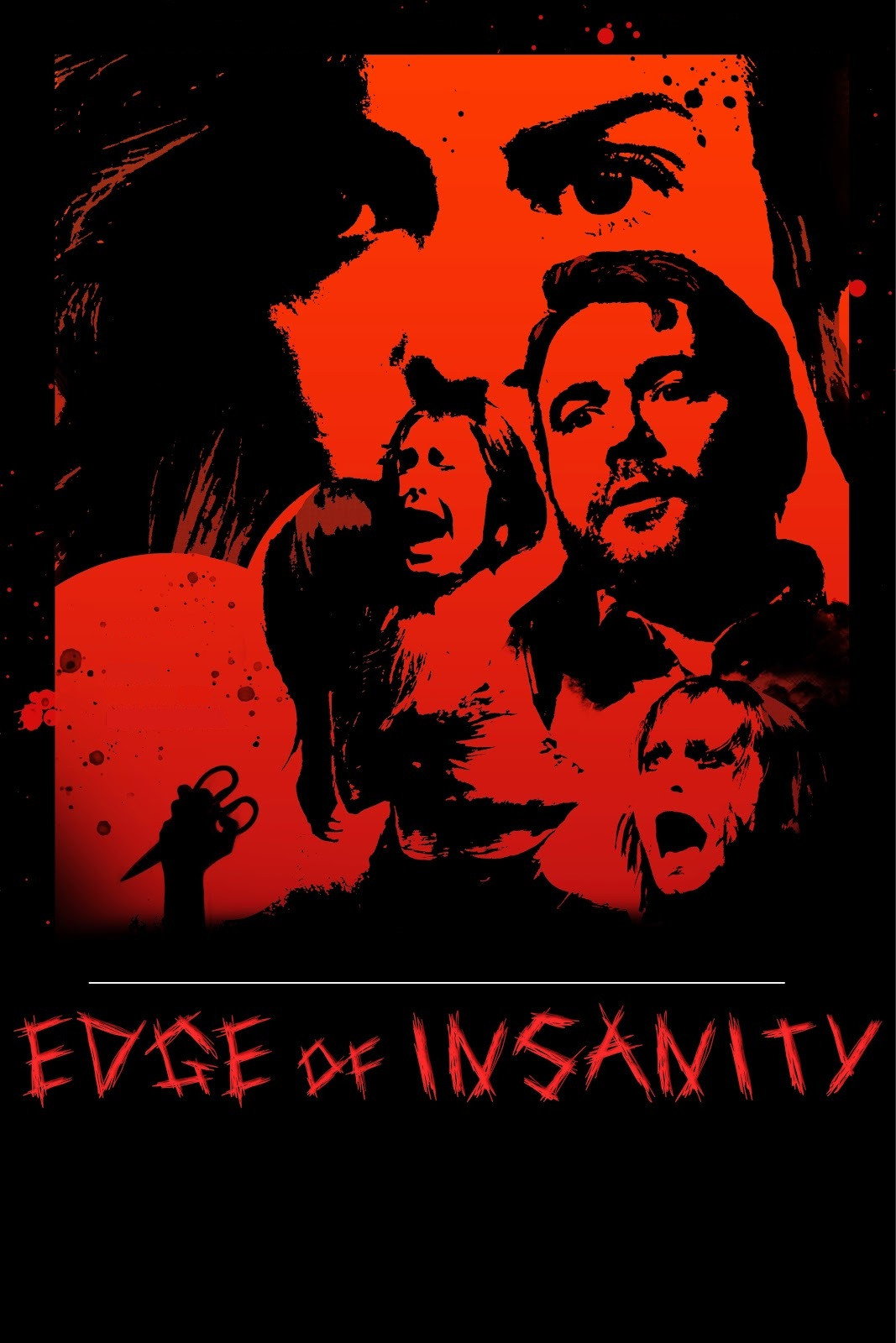 Edge of Insanity movie poster print