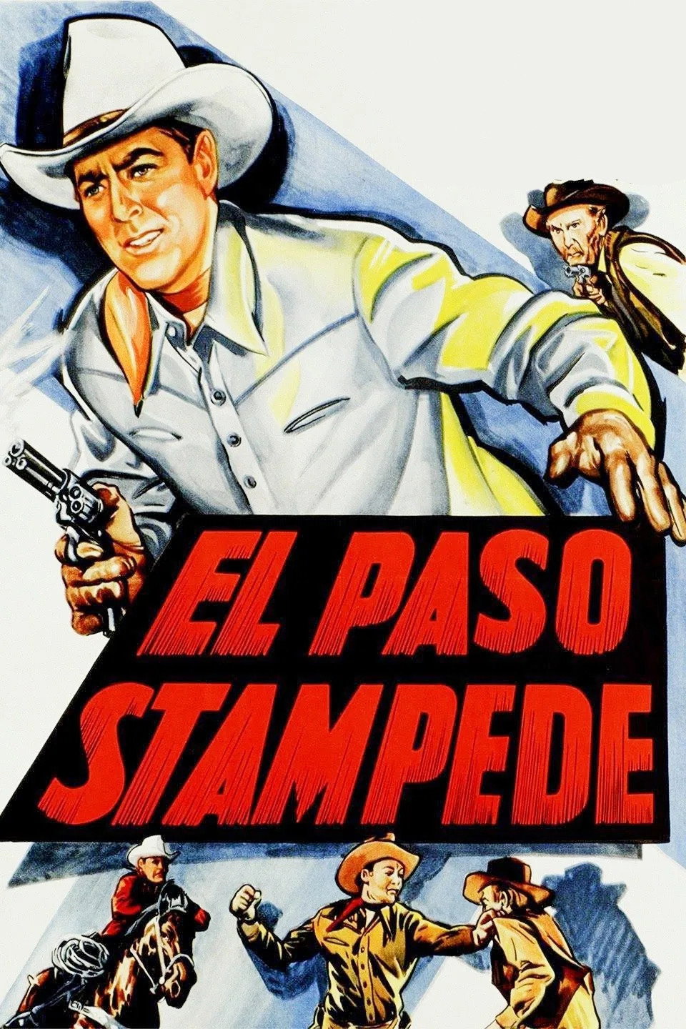El Paso Stampede movie poster print