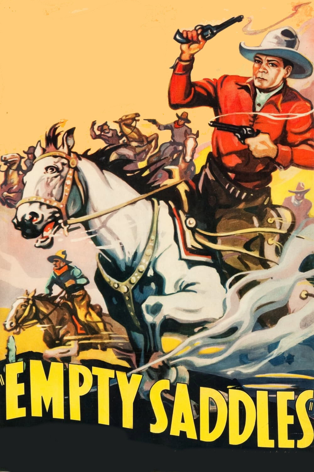 Empty Saddles movie poster print