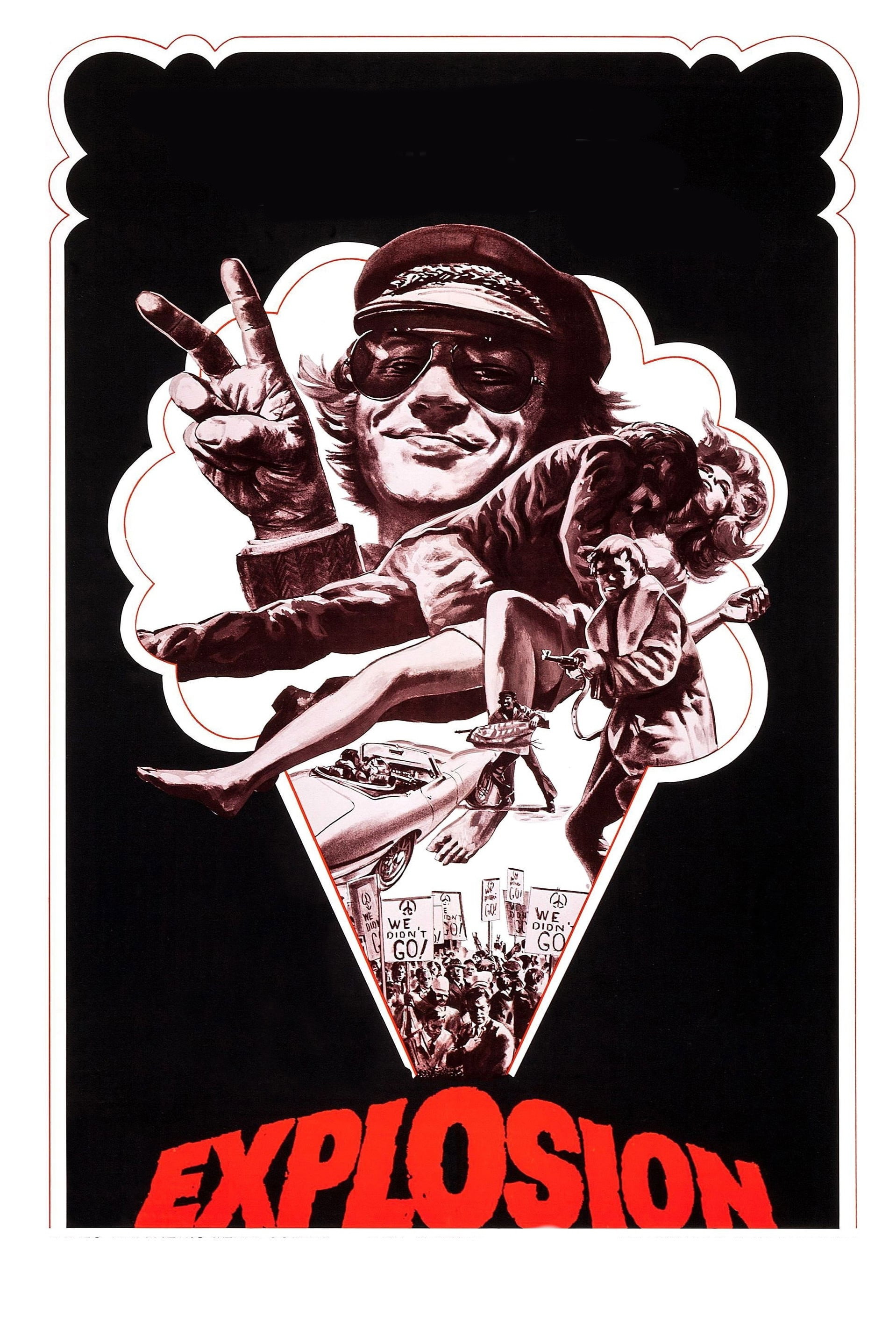 Explosion movie poster print