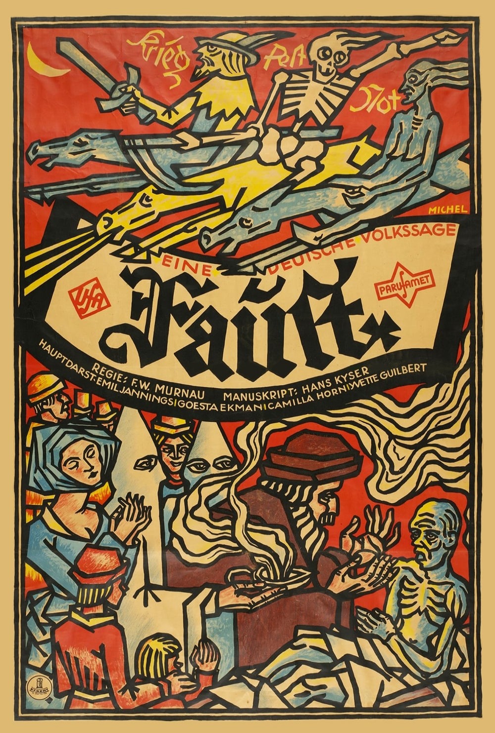 Faust: Eine deutsche Volkssage movie poster print