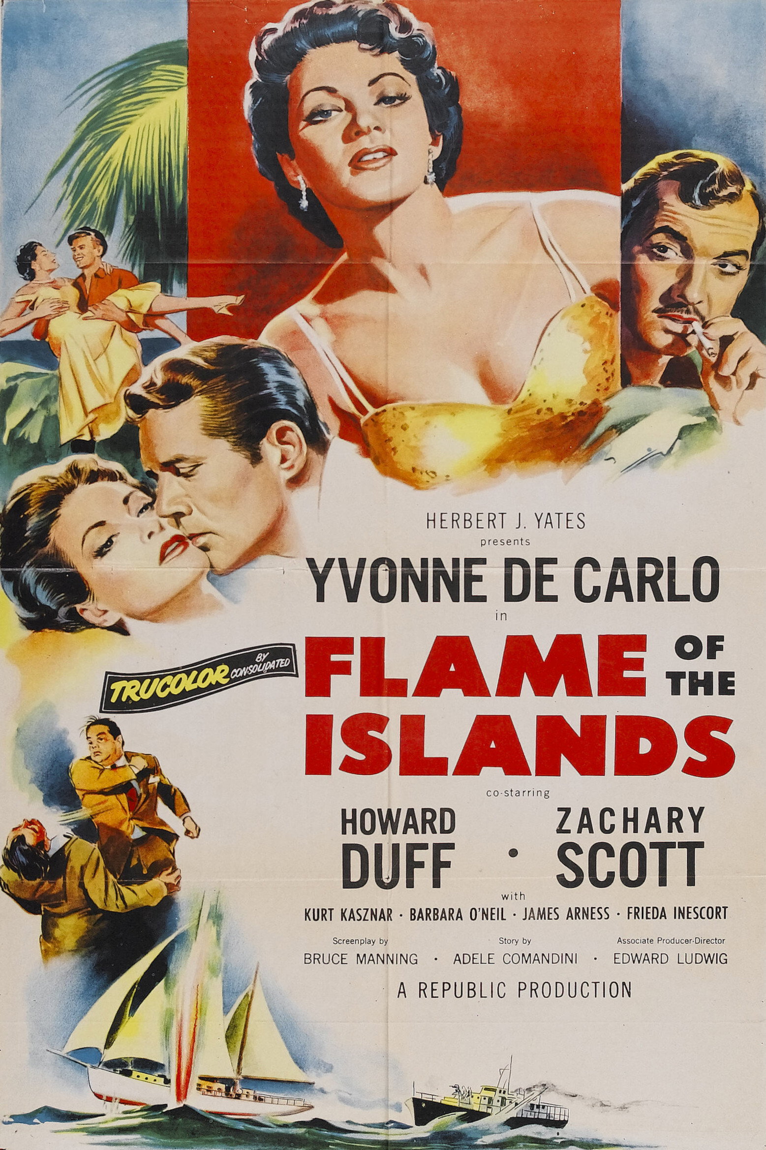 Flame of the Islands movie poster print