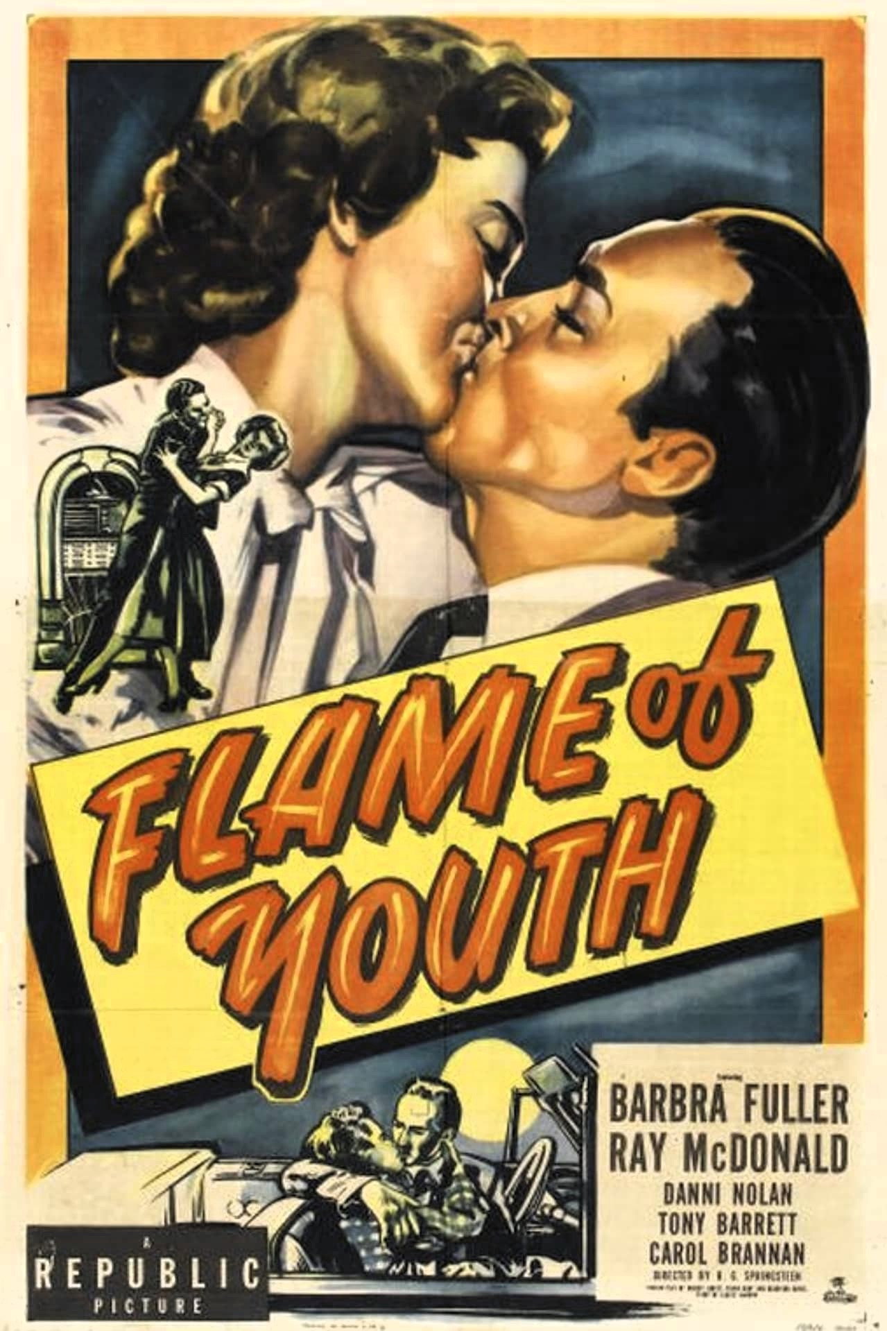 Flame of Youth movie poster print