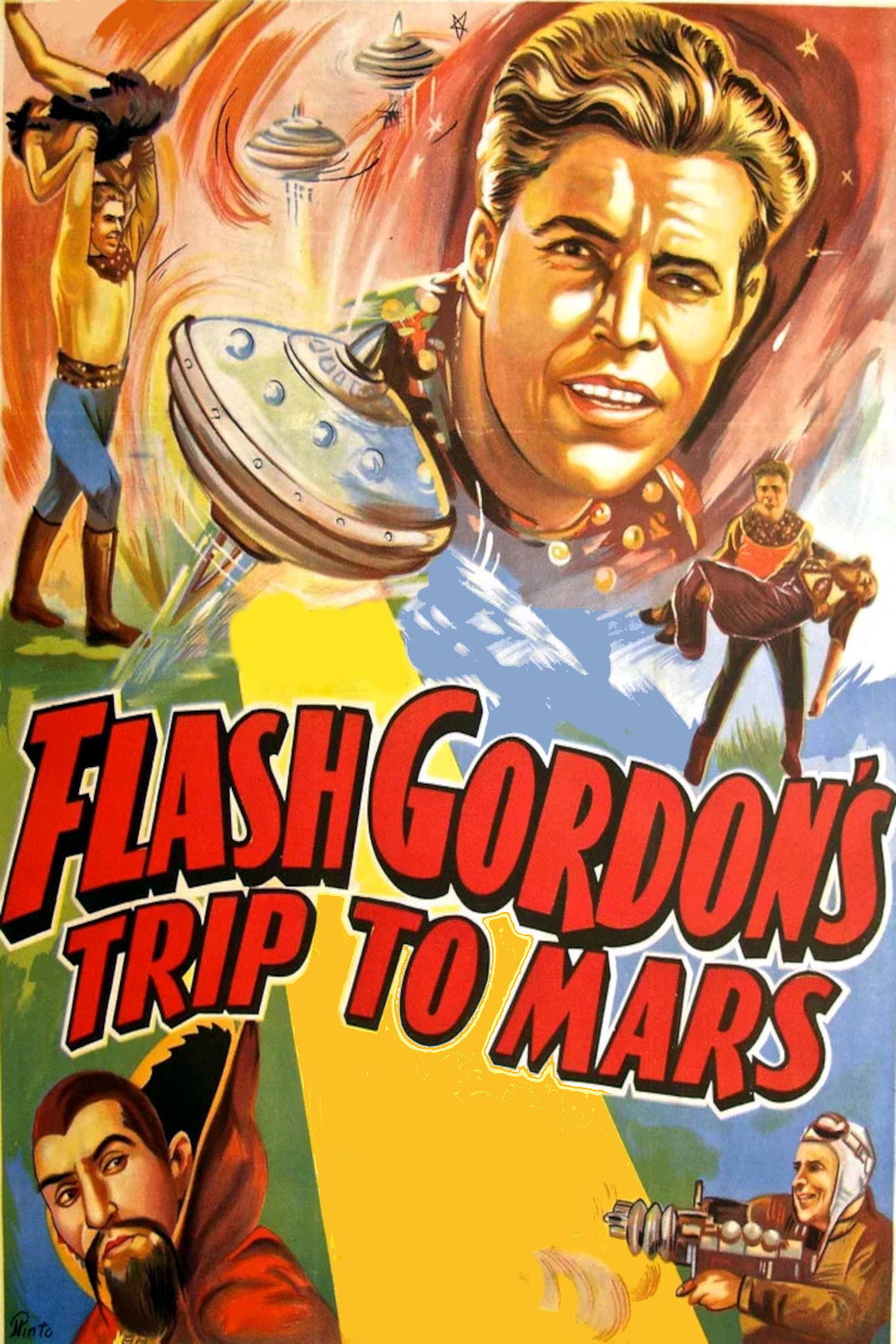Flash Gordon's Trip to Mars movie poster print