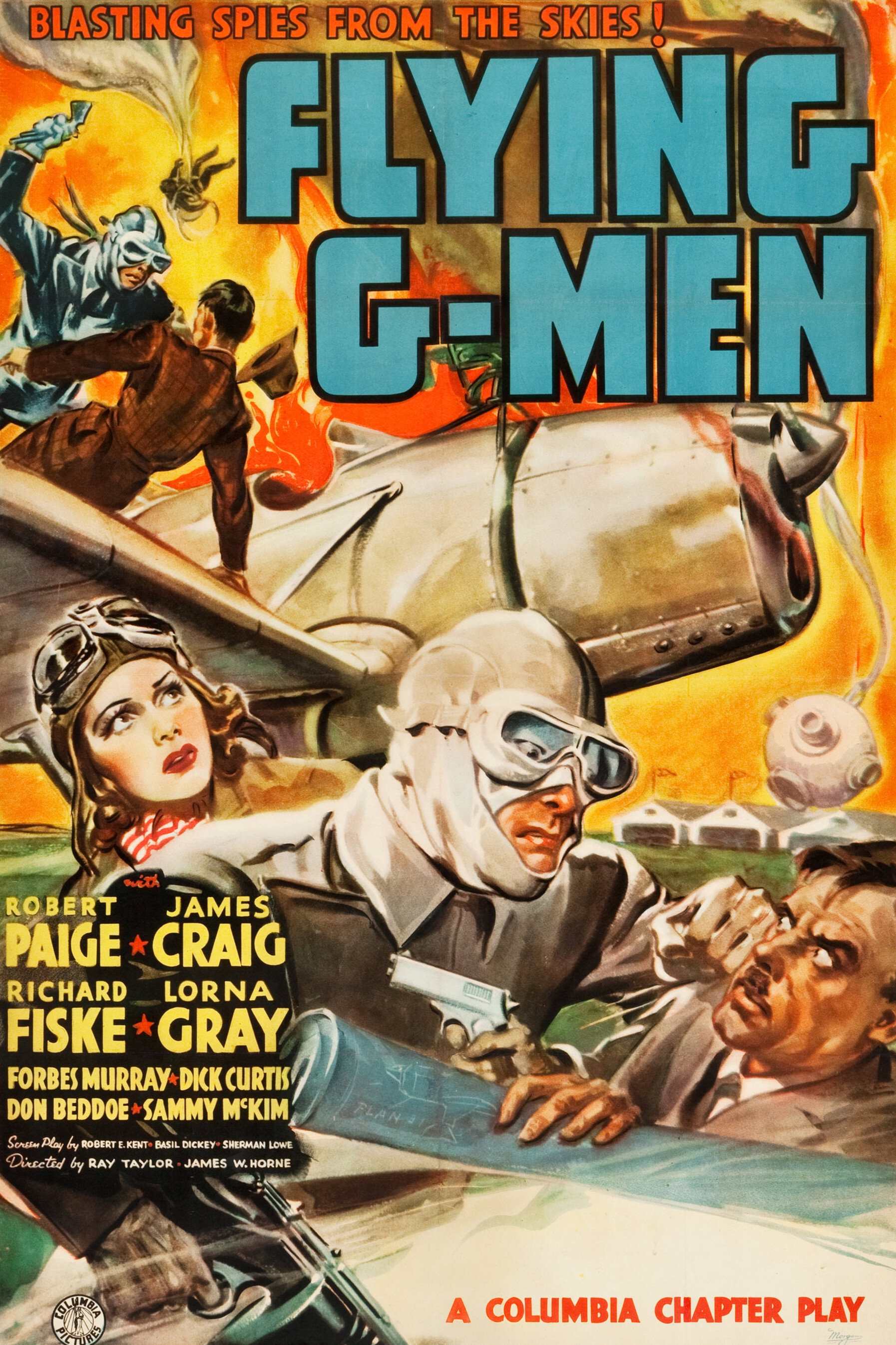 Flying G-Men movie poster print