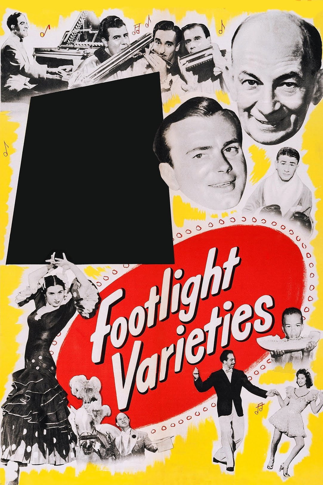 Footlight Varieties movie poster print