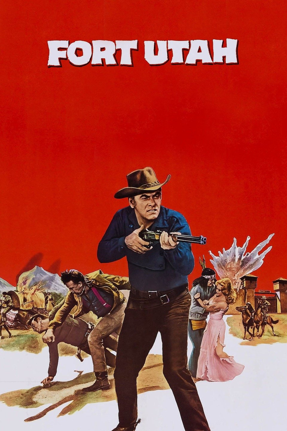 Fort Utah movie poster print