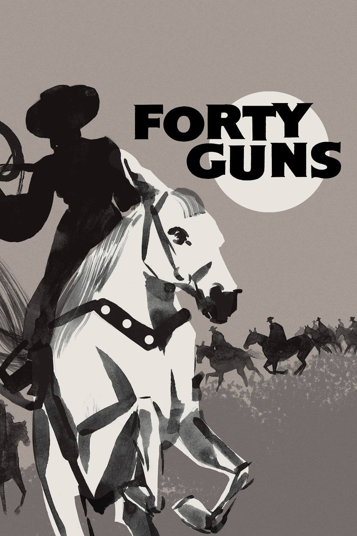 Forty Guns movie poster print