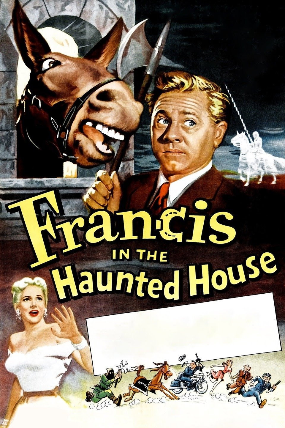 Francis in the Haunted House movie poster print