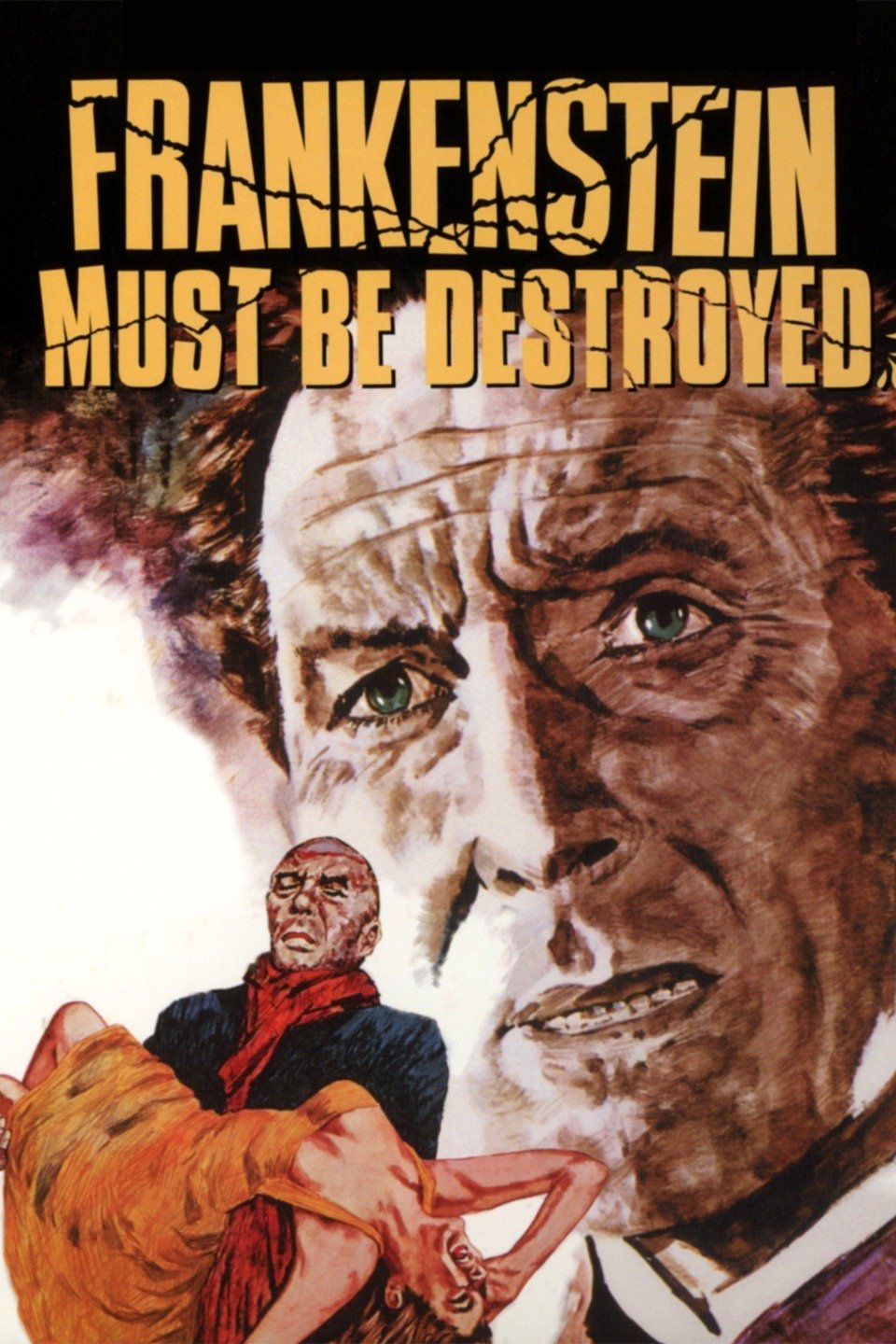 Frankenstein Must Be Destroyed movie poster print