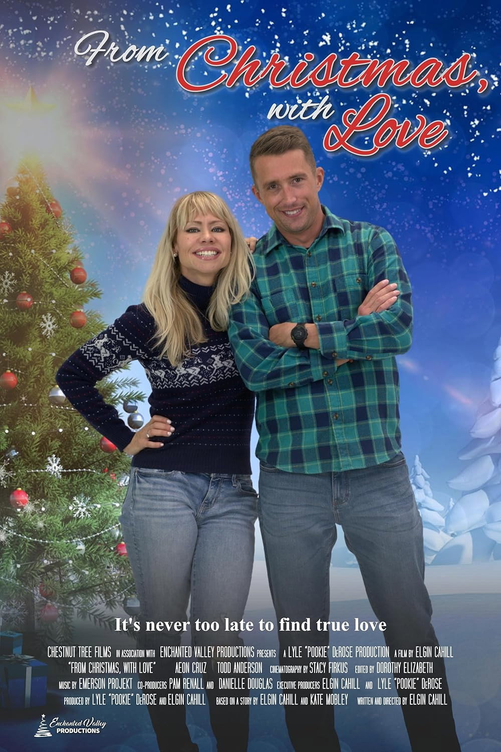 From Christmas, with Love movie poster print