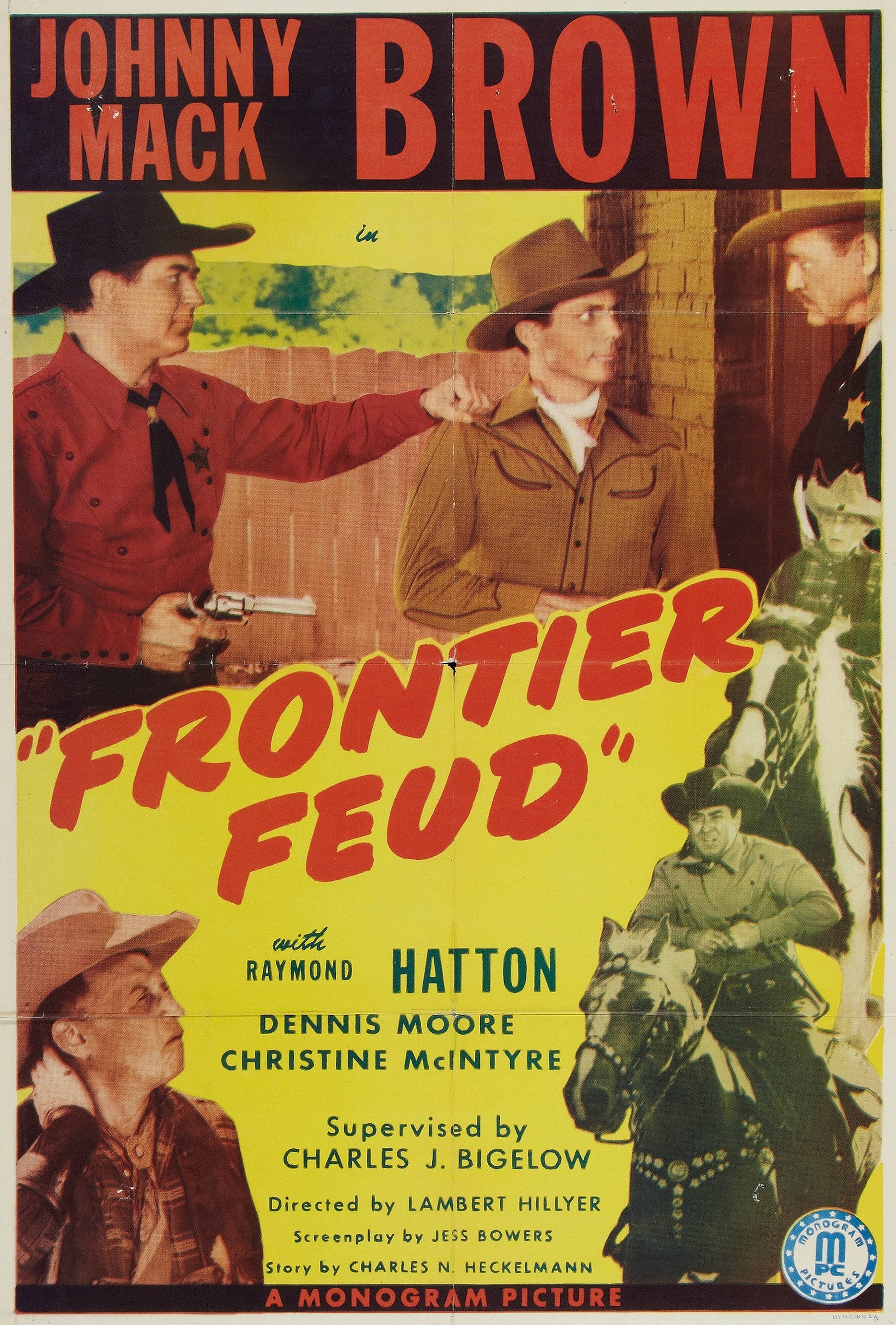 Frontier Feud movie poster print